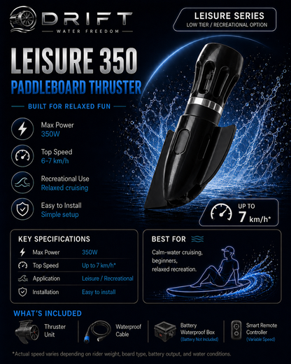 DRIFT LEISURE 350 specifications and package contents